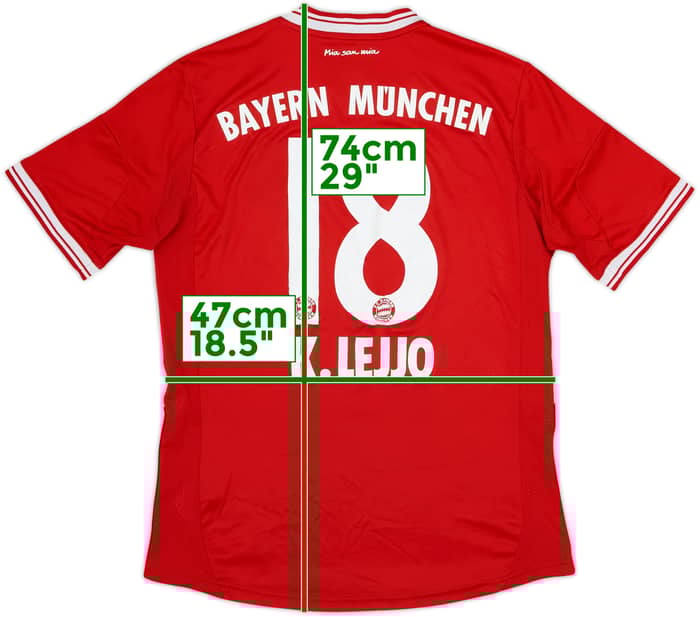 2013-14 Bayern Munich Home Shirt K.Lejjo #18 - 6/10 - (XL.Boys)