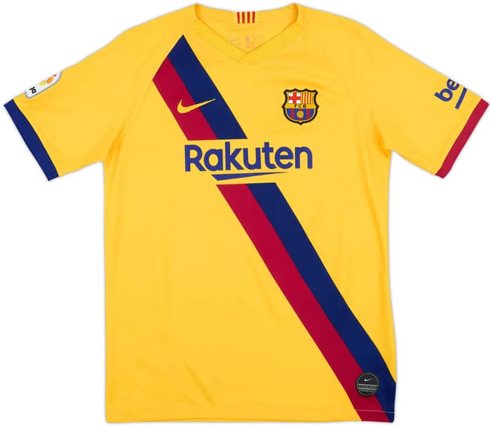 2019-20 Barcelona Away Shirt Messi #10 - 8/10 - (XL.Boys)