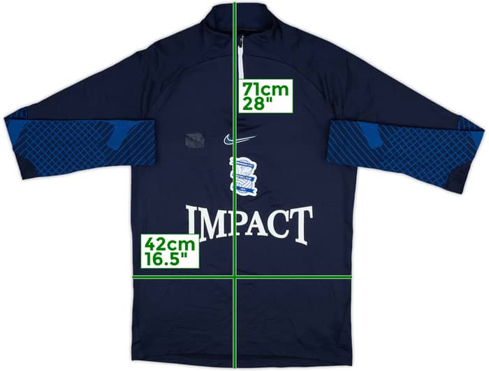2022-23 Birmingham City Nike 1/4 Zip Drill Top - 5/10 - (S)