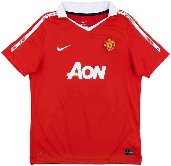 2010-11 Manchester United Home Shirt Rooney #10 - 10/10 - (XL.Boys)