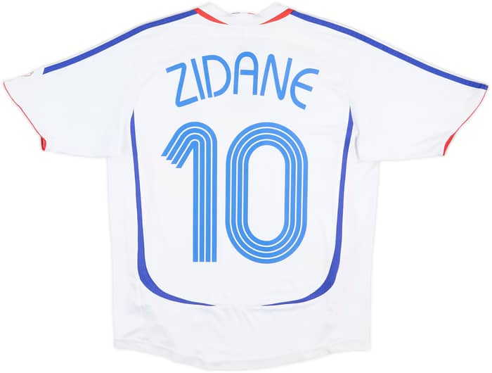 2006 France Away Shirt Zidane #10 - 8/10 - (L.Boys)