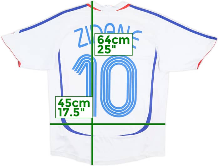 2006 France Away Shirt Zidane #10 - 8/10 - (L.Boys)