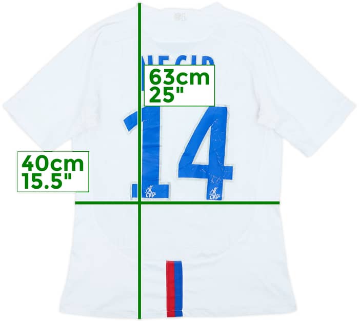 2009-10 Lyon Home Shirt Necib #14 - 4/10 - (S)