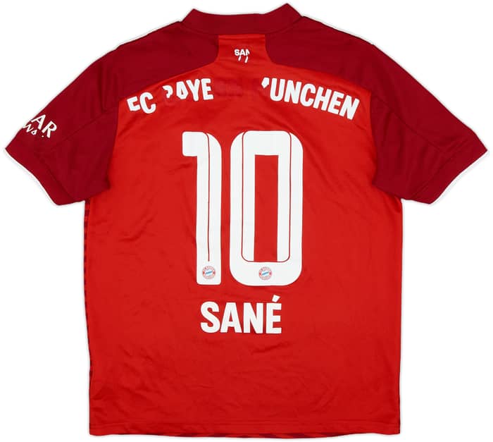 2021-22 Bayern Munich Home Shirt Sane #10 - 5/10 - (L.Boys)