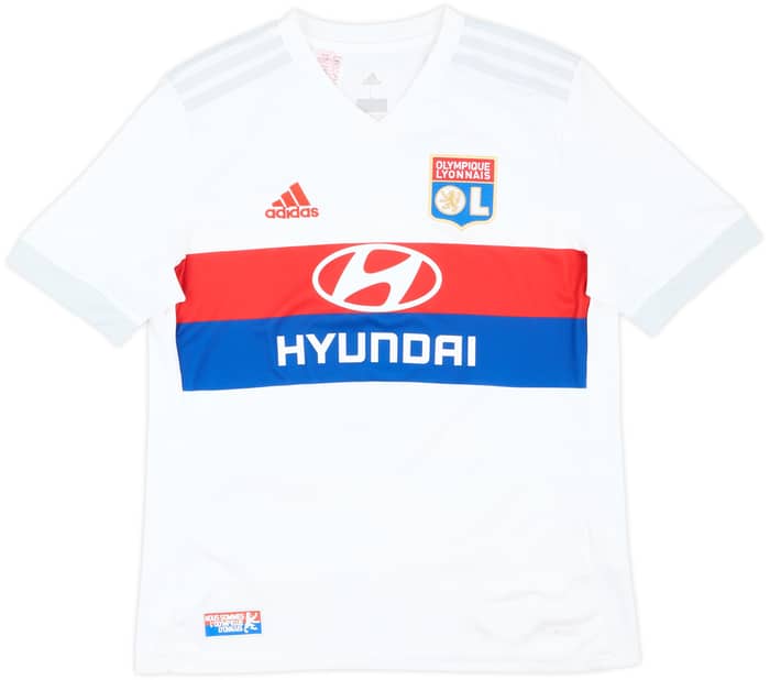 2017-18 Lyon Home Shirt Aouar #8 - 4/10 - (L.Boys)