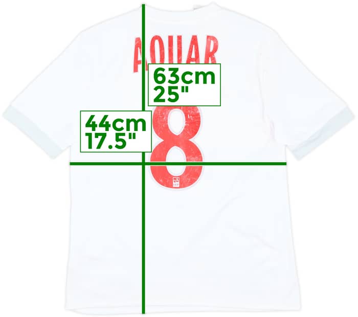 2017-18 Lyon Home Shirt Aouar #8 - 4/10 - (L.Boys)