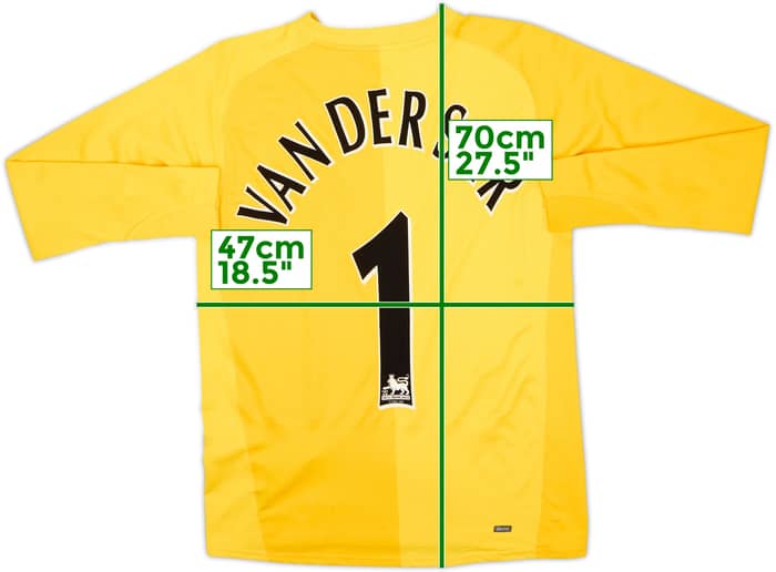 2006-07 Manchester United GK Shirt Van Der Sar #1 - 7/10 - (XL.Boys)