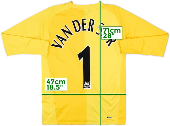 2006-07 Manchester United GK Shirt Van Der Sar #1 - 8/10 - (XL.Boys)