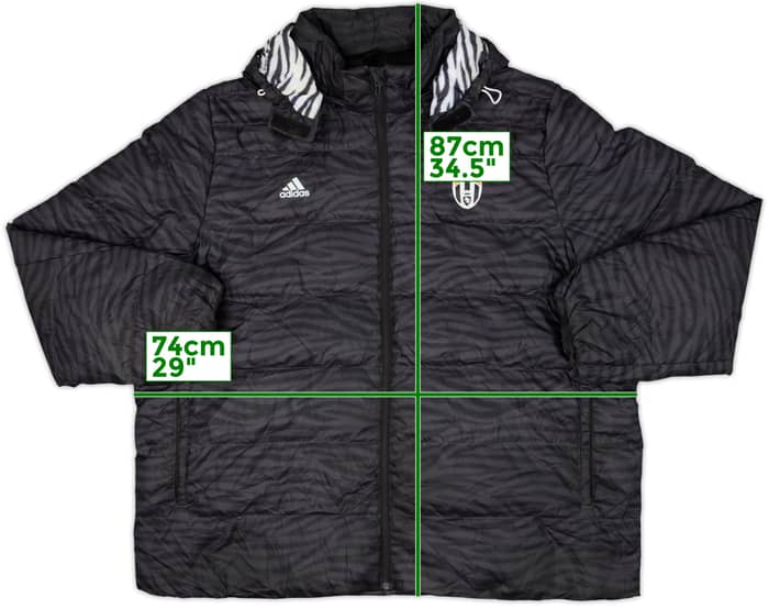 2016-17 Juventus adidas Padded Bench Coat - 6/10 - (XXL)