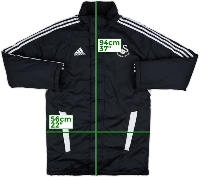 2014-15 Swansea adidas Padded Bench Coat Ball Boy - 8/10 - (S)