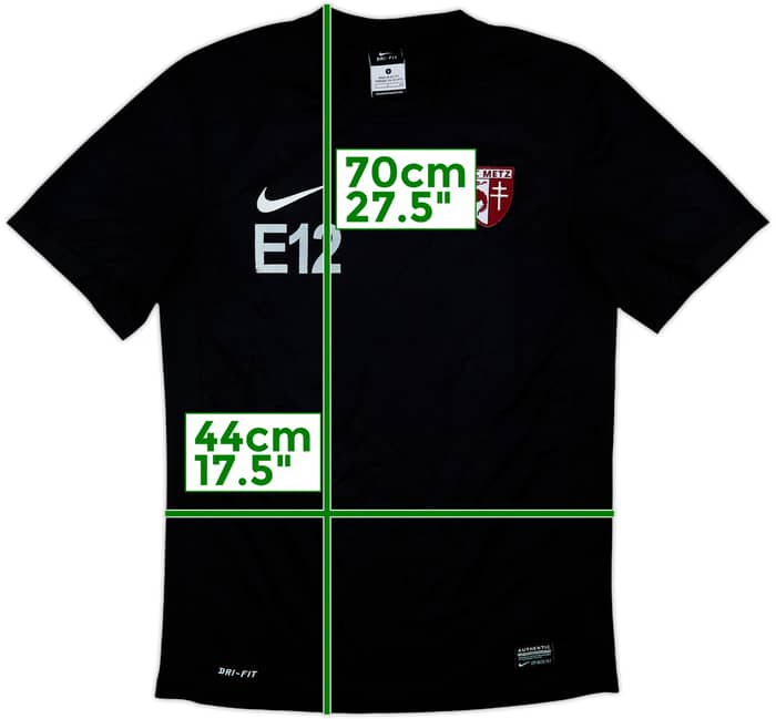 2015-16 Metz Player Issue Nike Training Shirt E12 - 6/10 - (S)