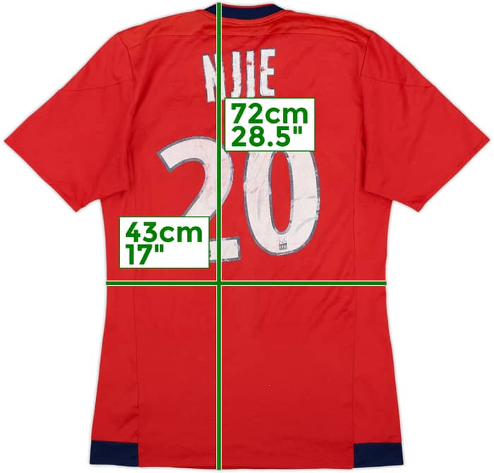 2015-16 Lyon Away Shirt Njie #20 - 3/10 - (S)