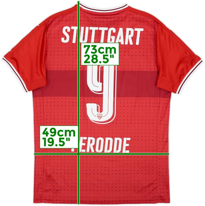 2017-18 Stuttgart Away Shirt Terodde #9 - 8/10 - (M)