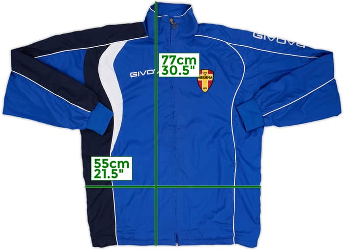 2010-11 Messina Givova Track Jacket - 8/10 - (L)