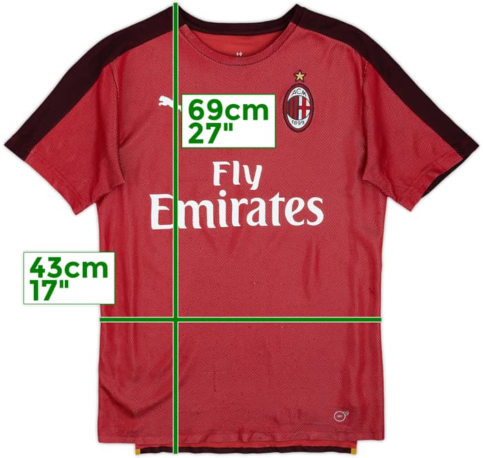 2018-19 AC Milan Puma Training Shirt - 6/10 - (S)