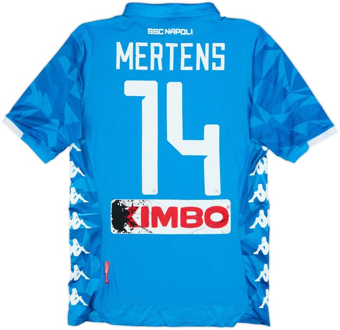 2018-19 Napoli Home Shirt Mertens #14 - 5/10 - (M)
