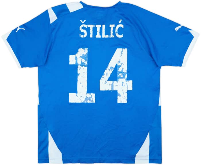 2011-12 Lech Poznan Home Shirt Stilic #14 - 4/10 - (L)