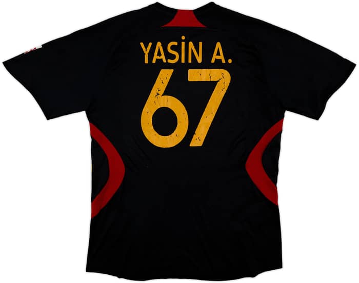 2007-08 Galatasaray Third Shirt Yasin A. #67 - 4/10 - (L)