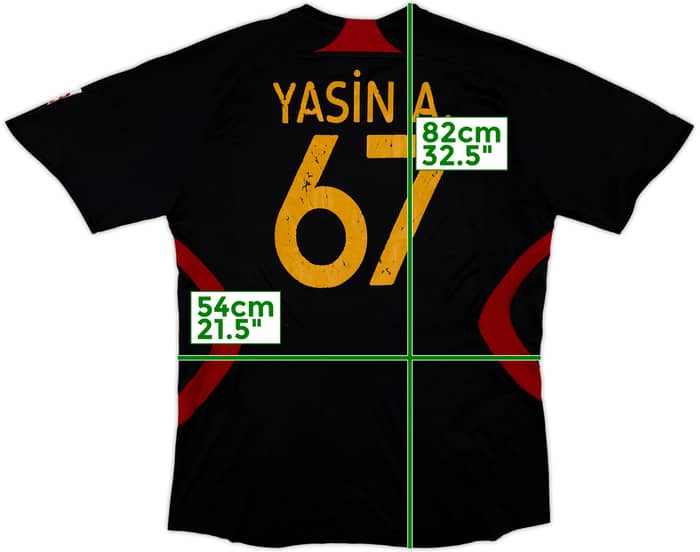 2007-08 Galatasaray Third Shirt Yasin A. #67 - 4/10 - (L)