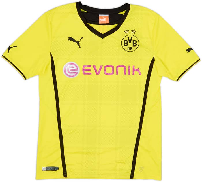 2013-14 Borussia Dortmund Home Shirt - 4/10 - (S)