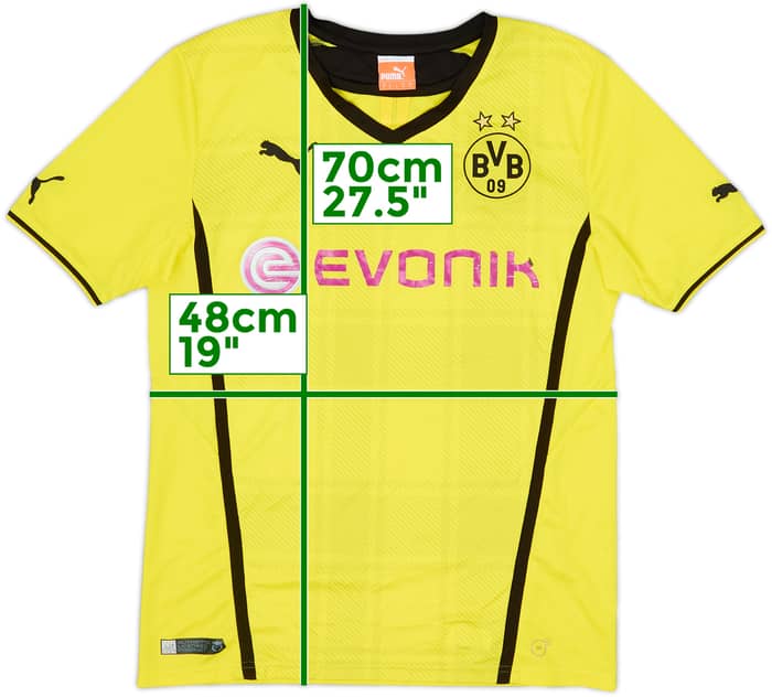 2013-14 Borussia Dortmund Home Shirt - 4/10 - (S)