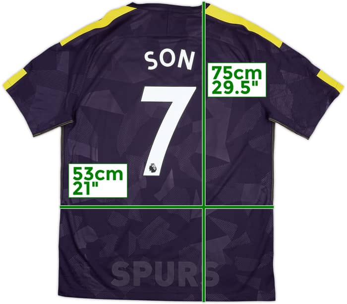 2017-18 Tottenham Third Shirt Son #7 - 8/10 - (L)
