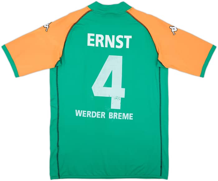 2003-04 Werder Bremen Home Shirt Ernst #4 - 4/10 - (XXL)