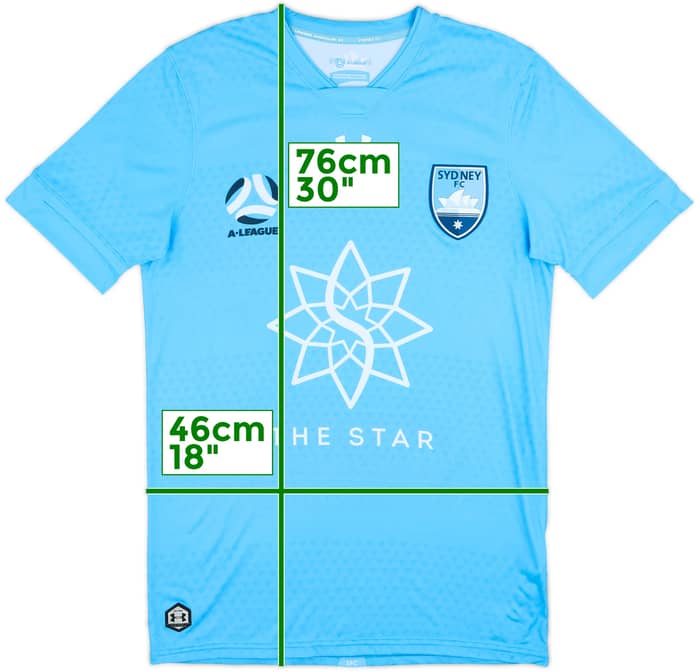 2021-22 Sydney FC Home Shirt - 9/10 - (S)