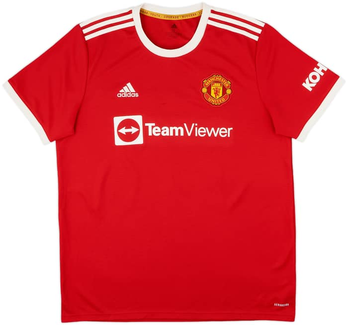 2021-22 Manchester United Home Shirt Ronaldo #7 - 7/10 - (XL)