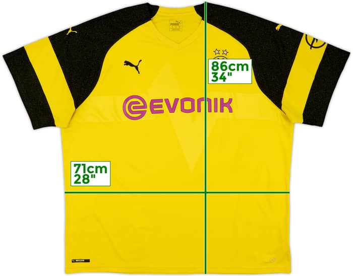 2018-19 Borussia Dortmund Home Shirt - 5/10 - (5XL)