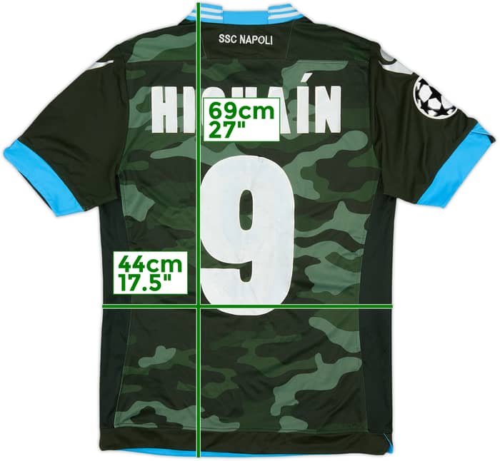 2013-14 Napoli Away Shirt Higuain #9 - 6/10 - (M)