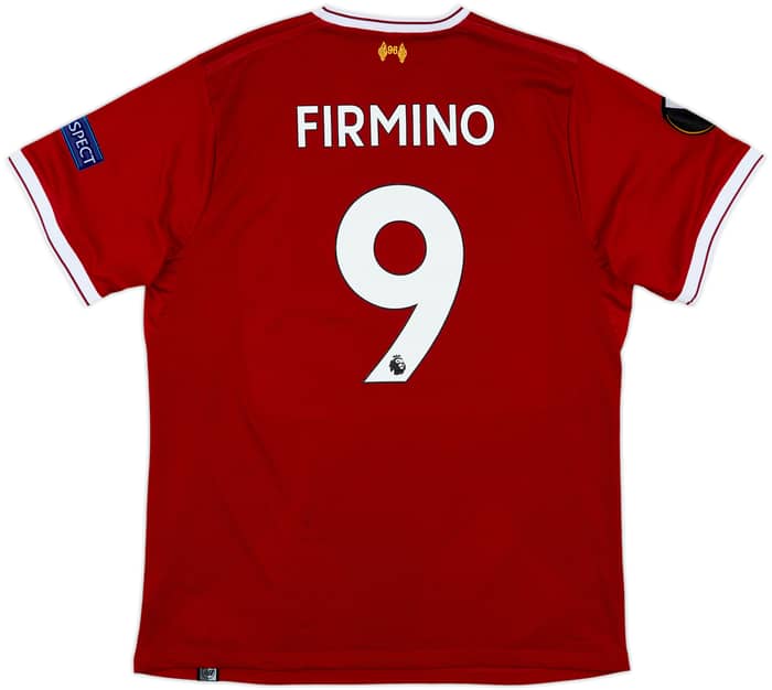 2017-18 Liverpool 125 Years Home Shirt Firmino #9 - 5/10 - (XL)