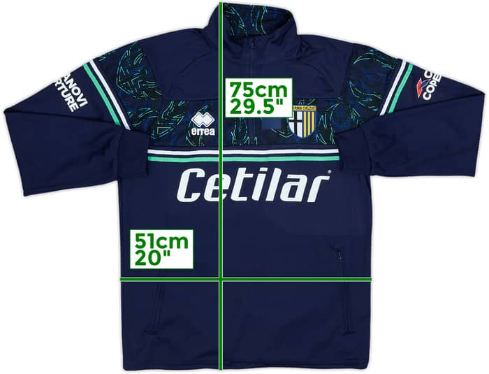 2021-22 Parma Errea 1/4 Zip Drill Top - 6/10 - (M)