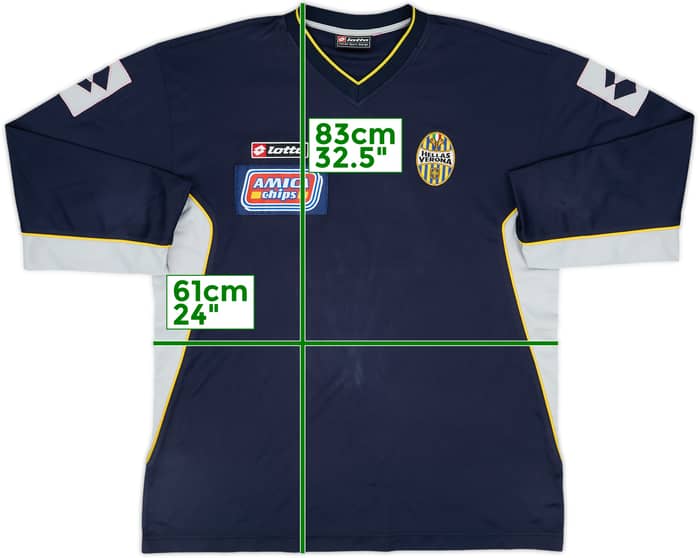 2001-02 Hellas Verona Lotto Training L/S Shirt - 6/10 - (XXL)