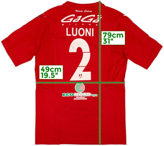 2015-16 Varese Signed Home Shirt Luoni #2 - 4/10 - (XXL)