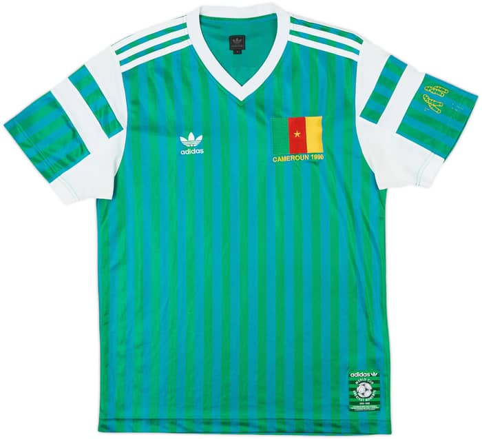 2006 Cameroon adidas Originals Retro Style '1990 Home' Shirt - 9/10 - (S)