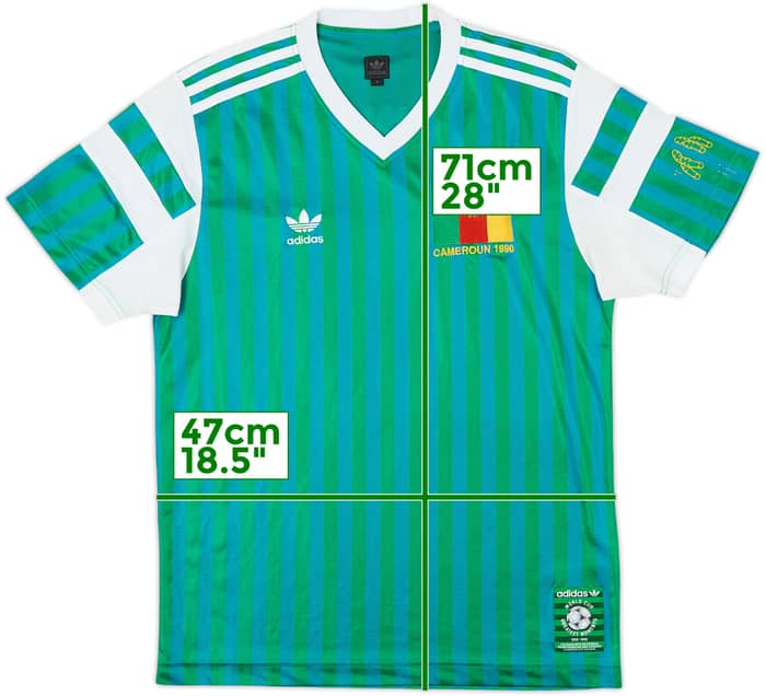 2006 Cameroon adidas Originals Retro Style '1990 Home' Shirt - 9/10 - (S)