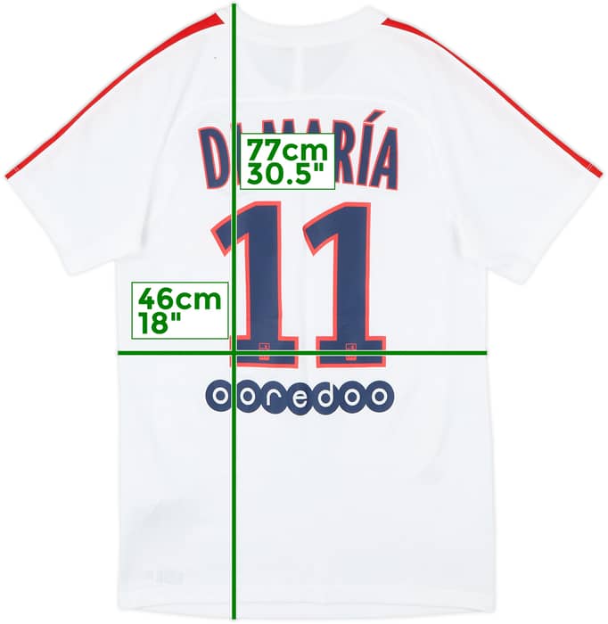2016-17 Paris Saint-Germain Nike Training Shirt Di Maria #11 - 8/10 - (S)