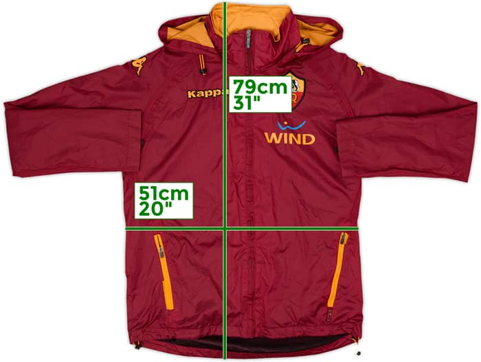 2010-11 Roma Kappa Hooded Rain Jacket - 6/10 - (S)