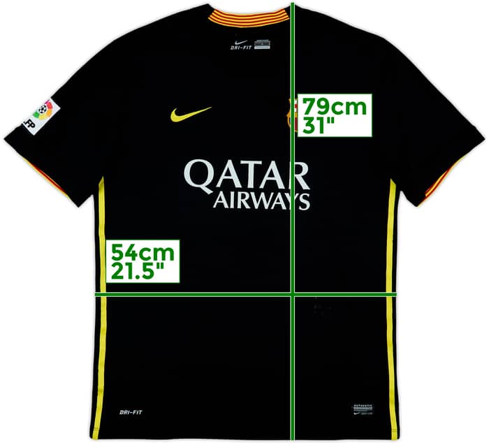 2013-14 Barcelona Third Shirt Messi #10 - 7/10 - (L)