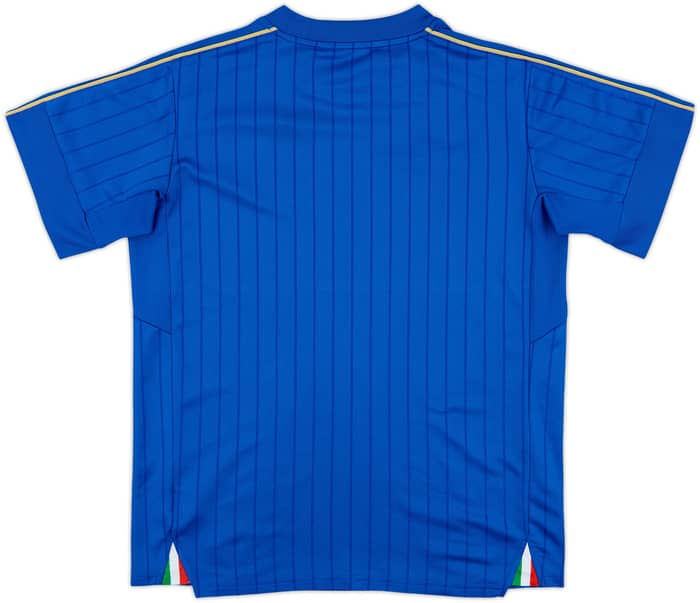 2016-17 Italy Home Shirt - 8/10 - (XL.Boys)