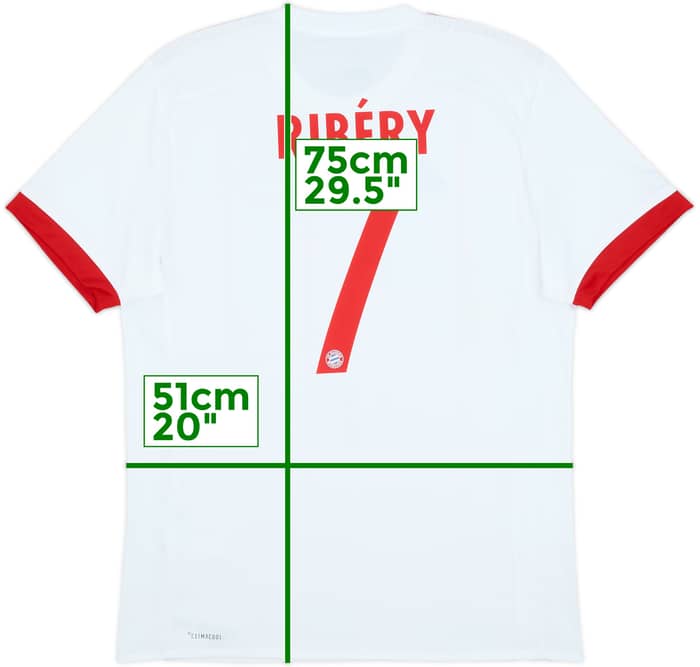 2017-18 Bayern Munich European Third Shirt Ribery #7 - 8/10 - (M)