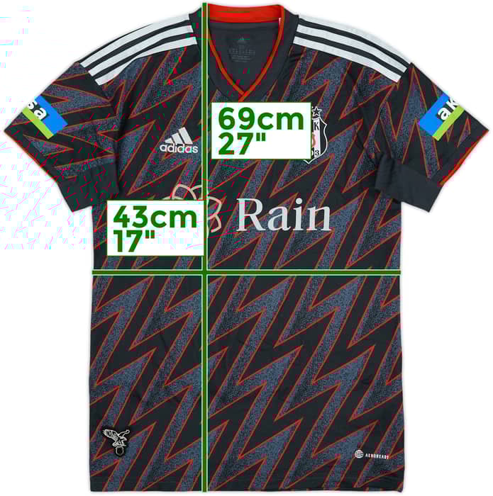 2022-23 Besiktas Third Shirt - 8/10 - (XS)