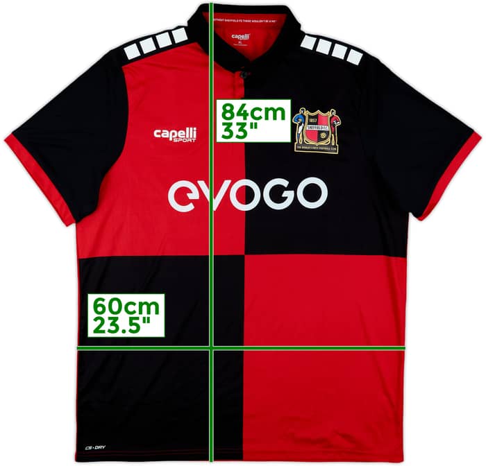 2023-24 Sheffield FC Home Shirt - 8/10 - (XL)