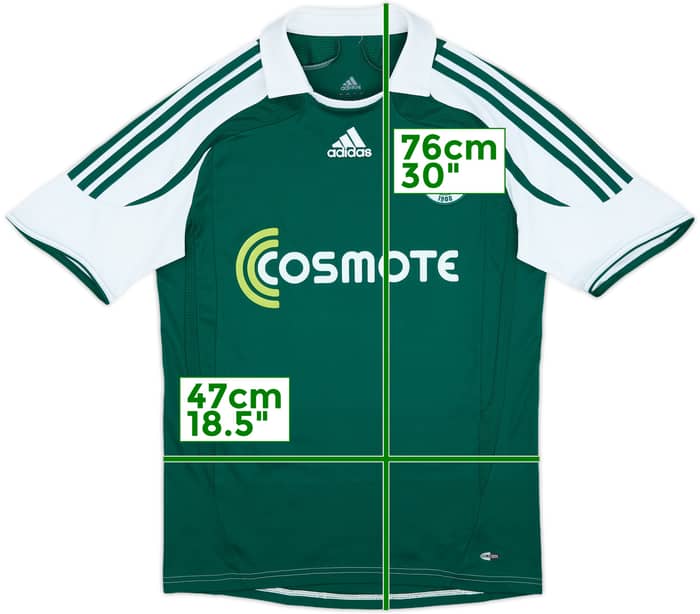 2007-08 Panathinaikos Home Shirt - 8/10 - (S)