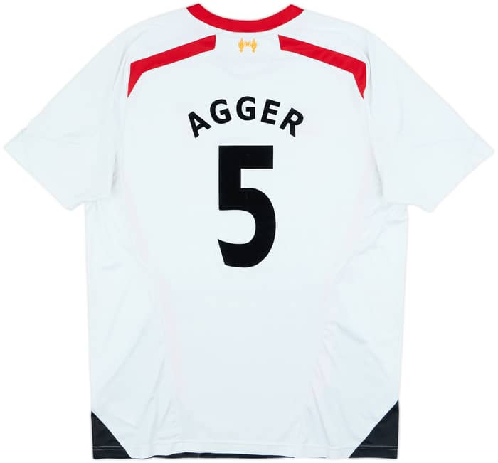 2013-14 Liverpool Away Shirt Agger #5 - 6/10 - (XL)