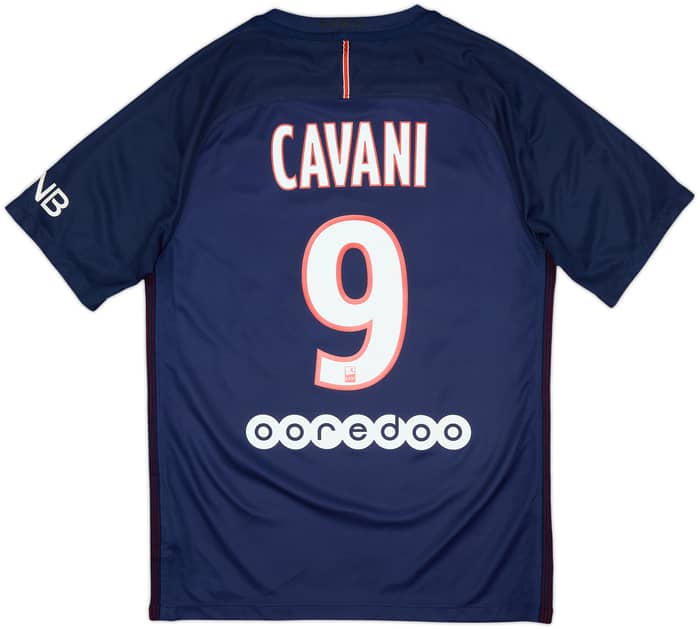 Camiseta de local del Paris Saint-Germain 2016-17 Cavani #9 - 5/10 - (S)