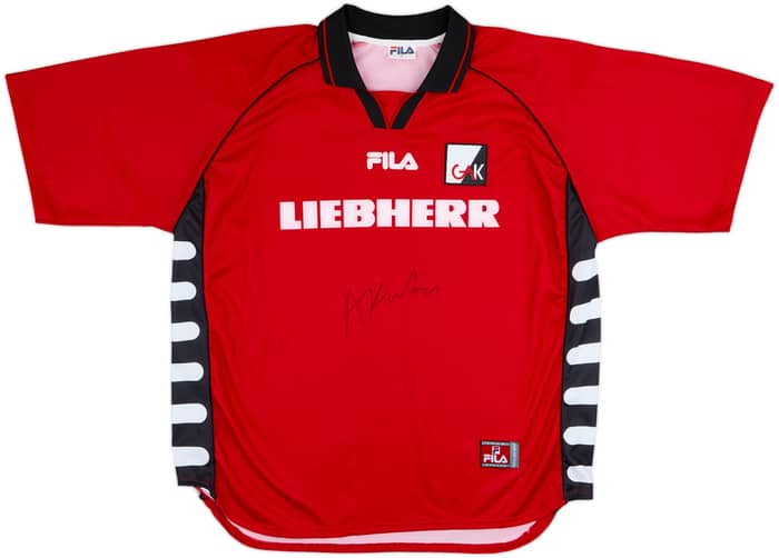 2000-01 Grazer AK Signed Home Shirt - 9/10 - (XL)