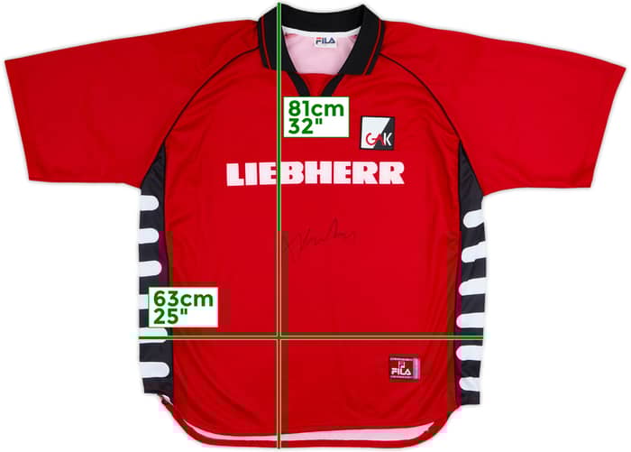 2000-01 Grazer AK Signed Home Shirt - 9/10 - (XL)