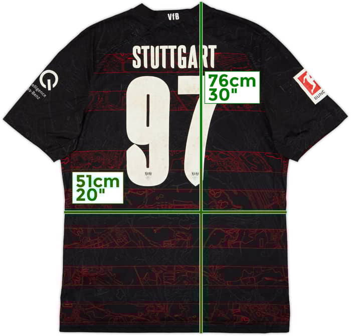 2020-21 Stuttgart Away Shirt #97 - 5/10 - (L)
